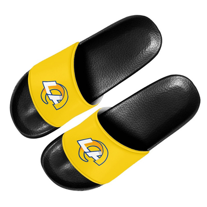 Women's Los Angeles Rams Flip Flops 001